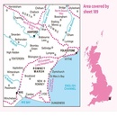 Wandelkaart - Topografische kaart 189 Landranger Ashford & Romney Marsh | Ordnance Survey