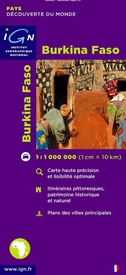 Wegenkaart - landkaart Burkina Faso | IGN - Institut Géographique National