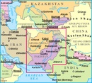 Wegenkaart - landkaart Afghanistan + Kabul | Gizi Map