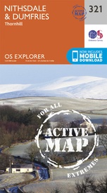 Wandelkaart - Topografische kaart 321 OS Explorer Map | Active Nithsdale / Dumfries | Ordnance Survey