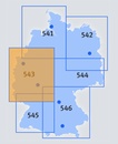 Wegenkaart - landkaart 543 Nordrhein-Westfalen | Michelin