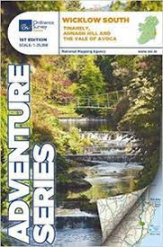 Wandelkaart Adventure Series Wicklow South | Ordnance Survey Ireland