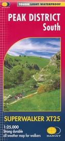 Wandelkaart Peak District South | Harvey Maps