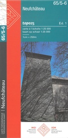 Topografische kaart 65/5-6 Topo25 Neufchâteau | NGI - Nationaal Geografisch Instituut